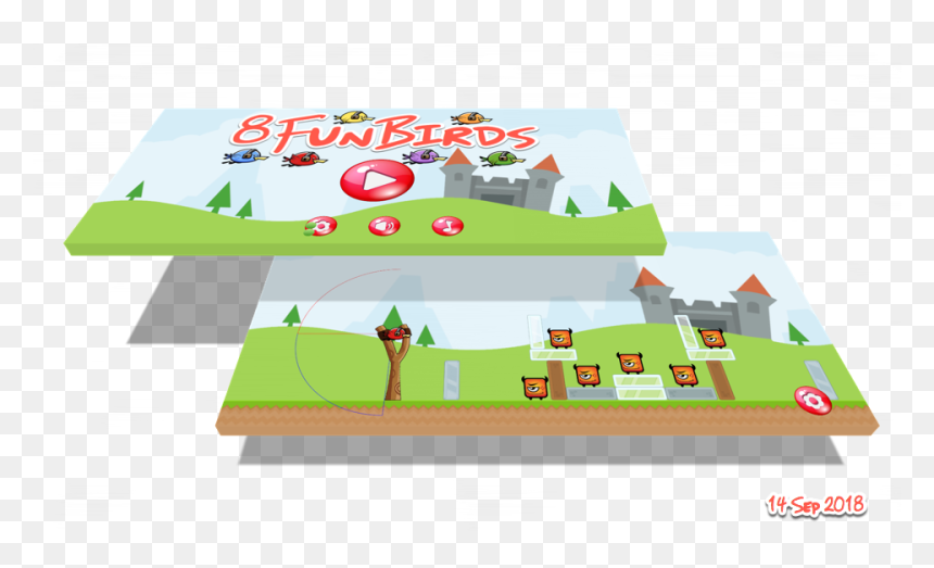 Not All Birds Are Angry - Cartoon, HD Png Download - angry birds slingshot png