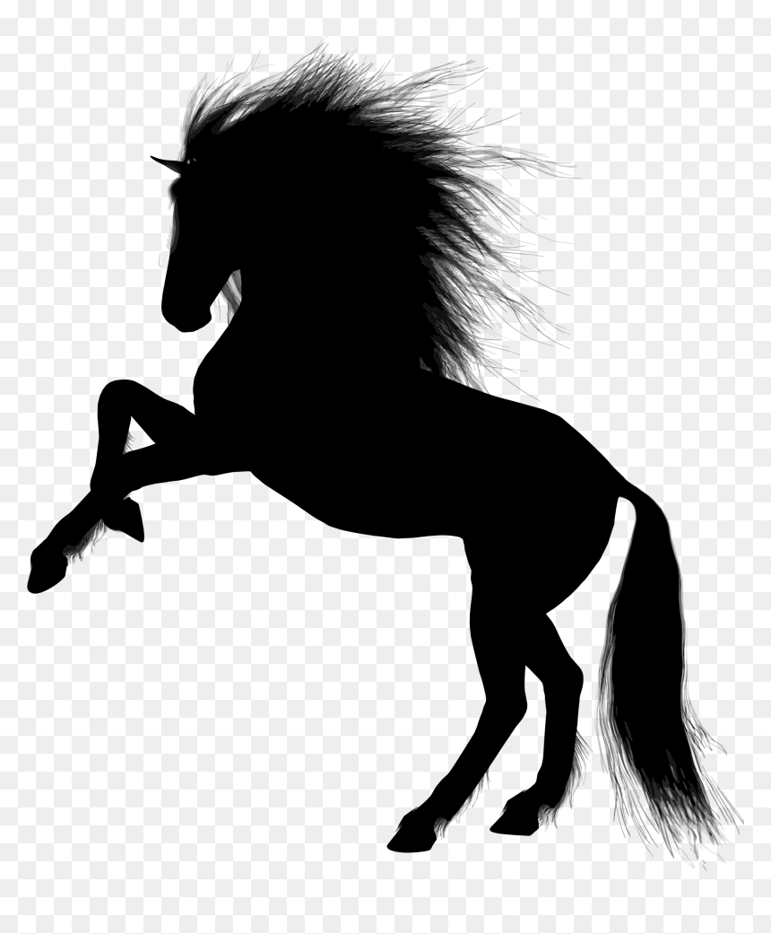 Thumb Image - Rearing Horse Silhouette Png, Transparent Png - stallion png