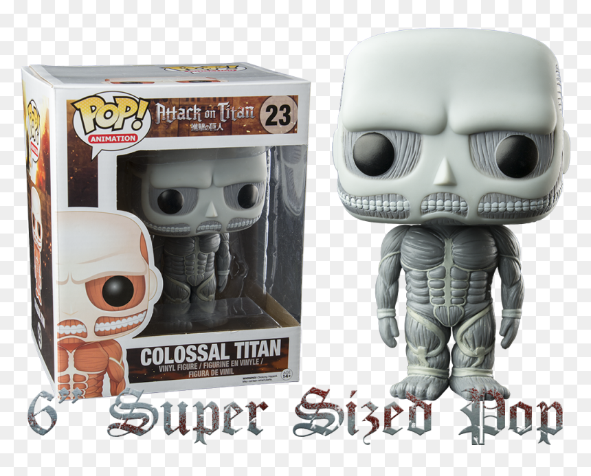 Colossal Titan Funko, HD Png Download - colossal titan png