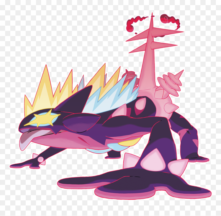Gigantamax Toxtricity Artwork, HD Png Download - open pokeball png