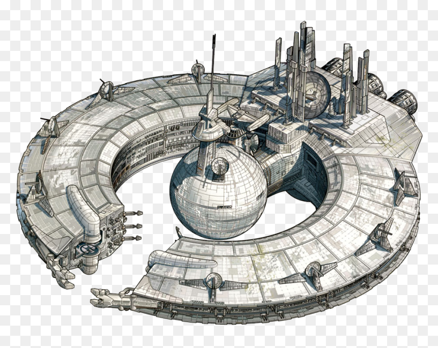 Death Star Schematic Png, Transparent Png - star wars droid png