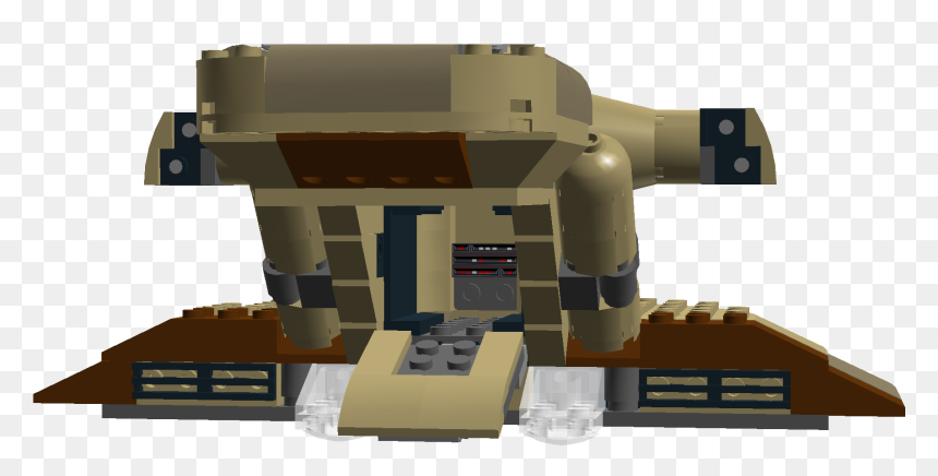 The Big Upper Turret Also Has An Hatch On The Top So - Gun Turret, HD Png Download - star wars droid png