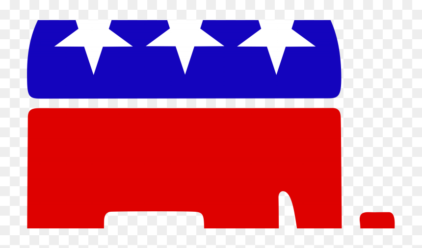 Three Of Four Republicans Share Tax Returns - Republican Elephant, HD Png Download - republican symbol png