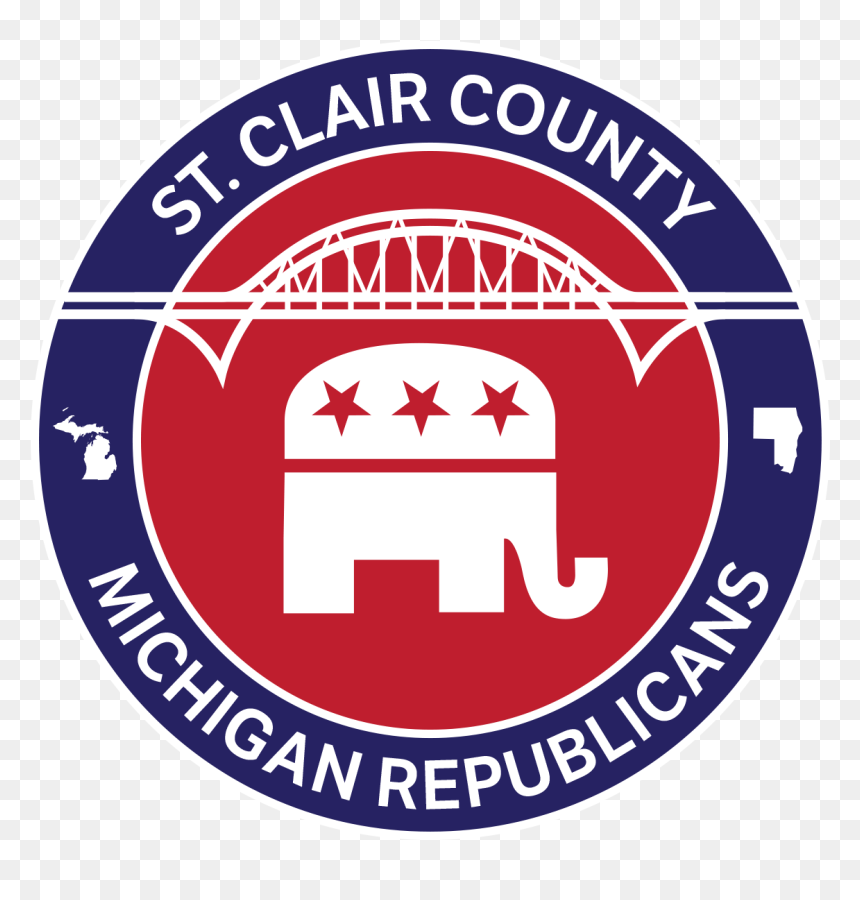 Clair County Michigan Republican Party - Republican Party, HD Png Download - republican symbol png