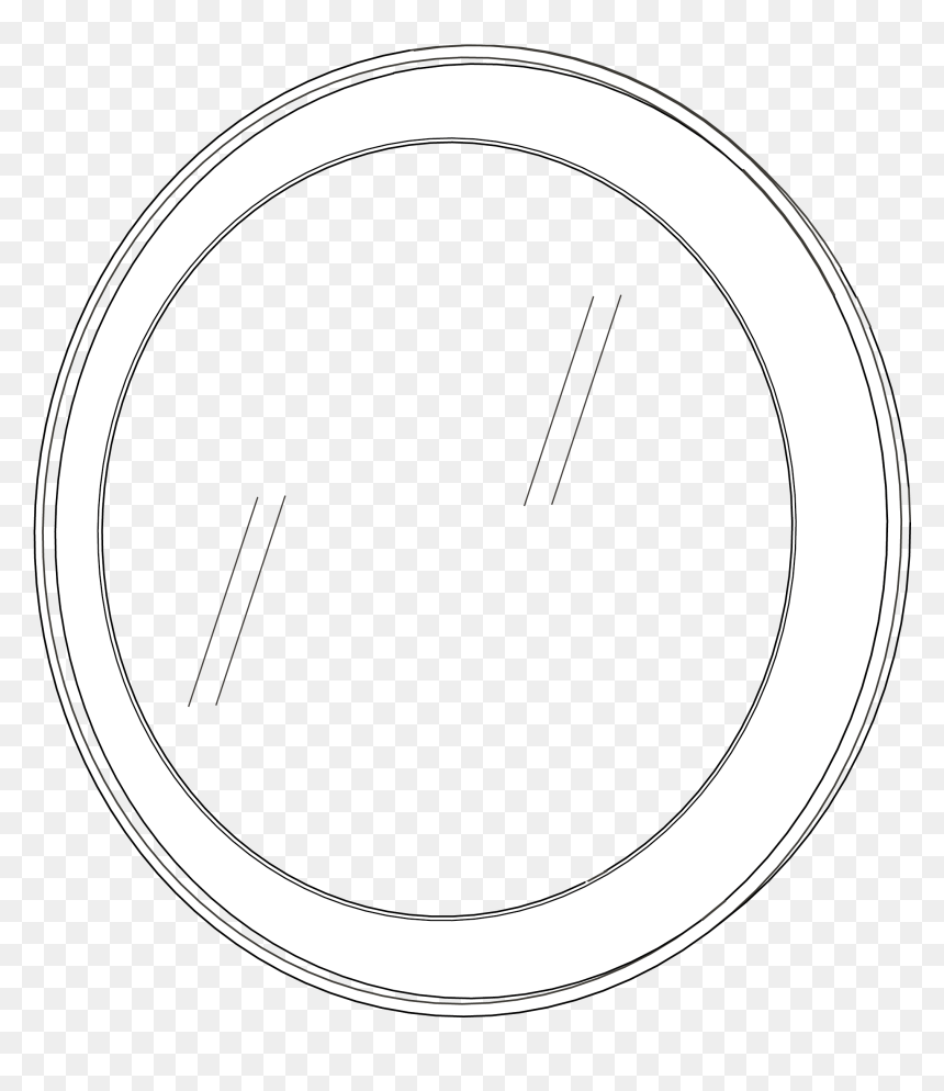 Circle, HD Png Download - espejo png