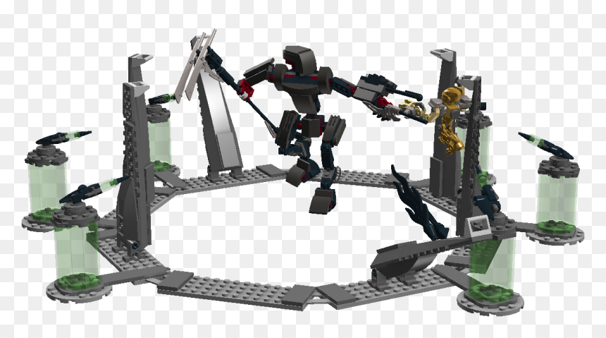 Takanuva Vs Makuta1 254 Kb - Brickonicle Takanuva, HD Png Download - bionicle png
