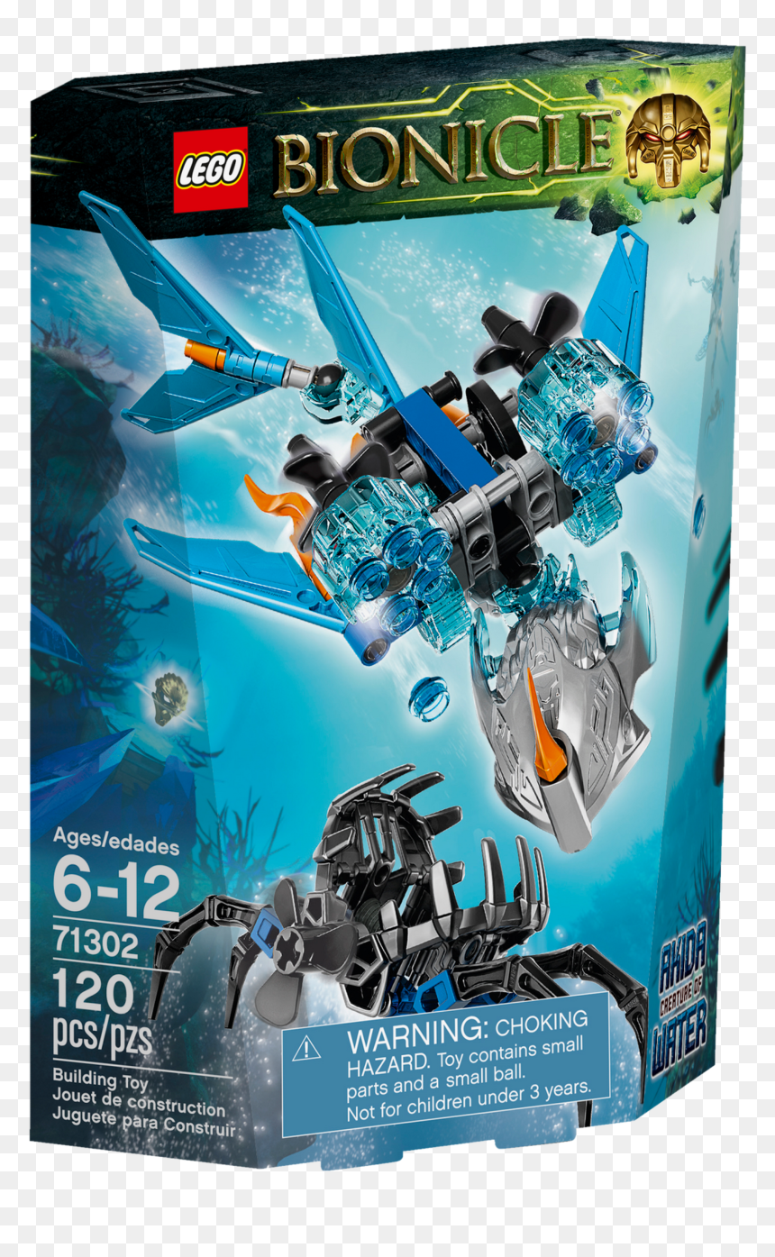   - Lego Akida Creature Of Water, HD Png Download - bionicle png