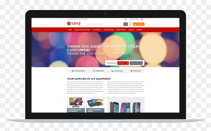 Sana Commerce - Personalised Website, HD Png Download - sana png