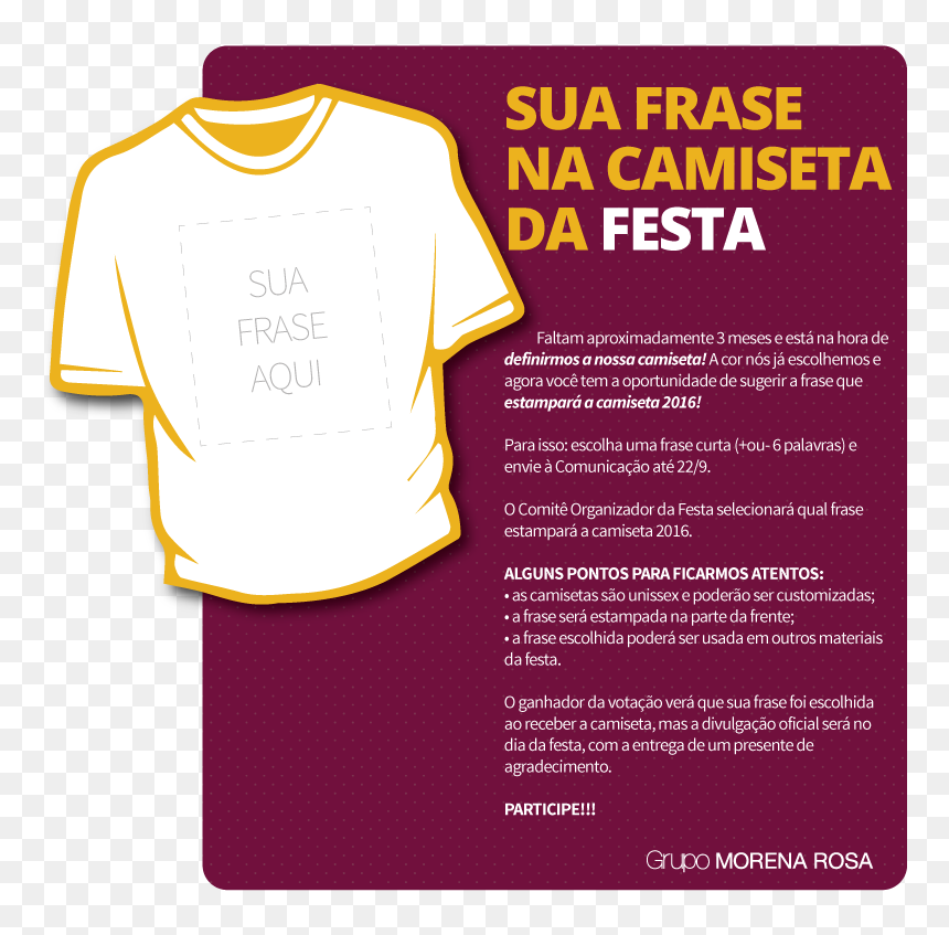 Camiseta-festa - Illustration, HD Png Download - camisetas png