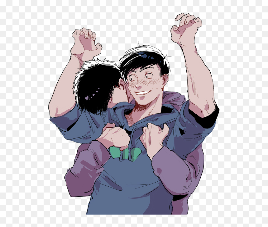 Наклейка Ichimatsu Matsuno X Karamatsu Matsuno » Osomatsu-san - Karamatsu Osomatsu San Ichimatsu, HD Png Download - osomatsu png