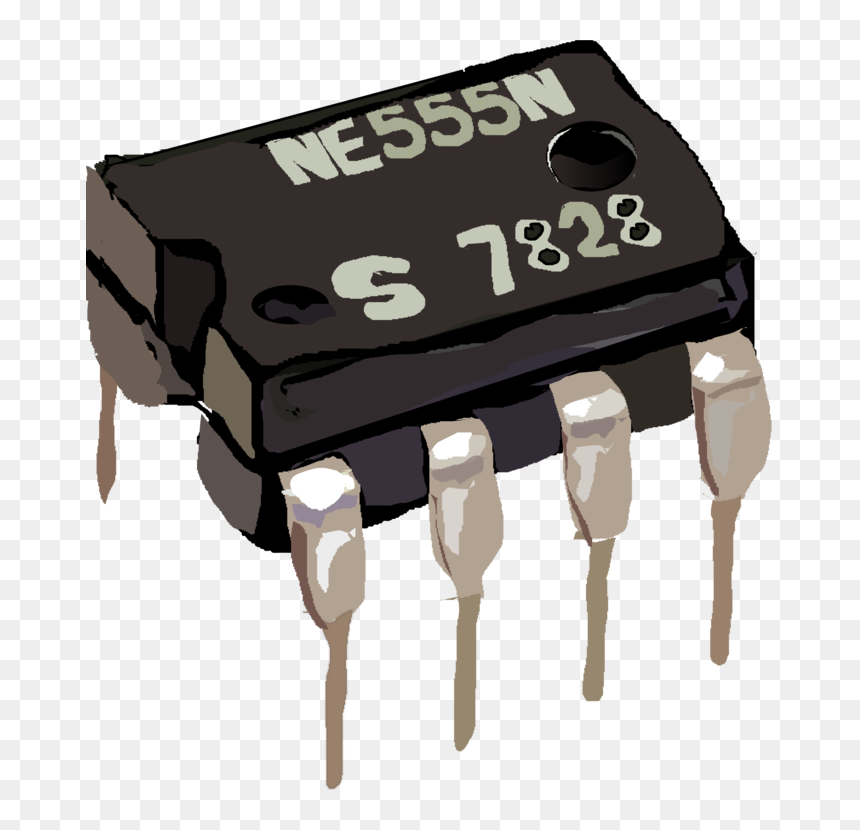Electronic Device,passive Circuit Component,transistor - 555 Timer Ic Png, Transparent Png - transistor png