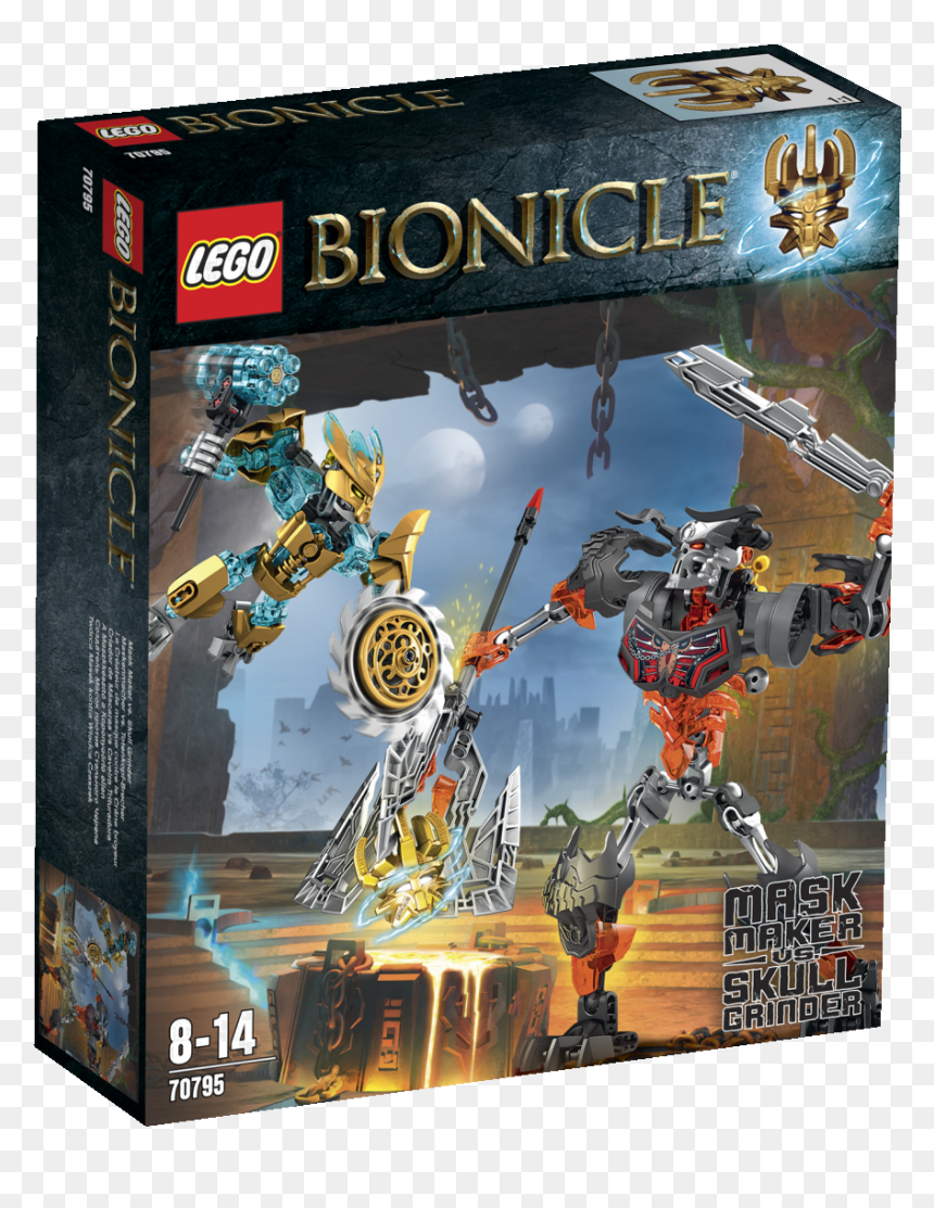 Lego Bionicle Mask Maker Vs Skull Grinder , Png Download - Lego Bionicle Mask Maker Vs Skull Grinder, Transparent Png - bionicle png