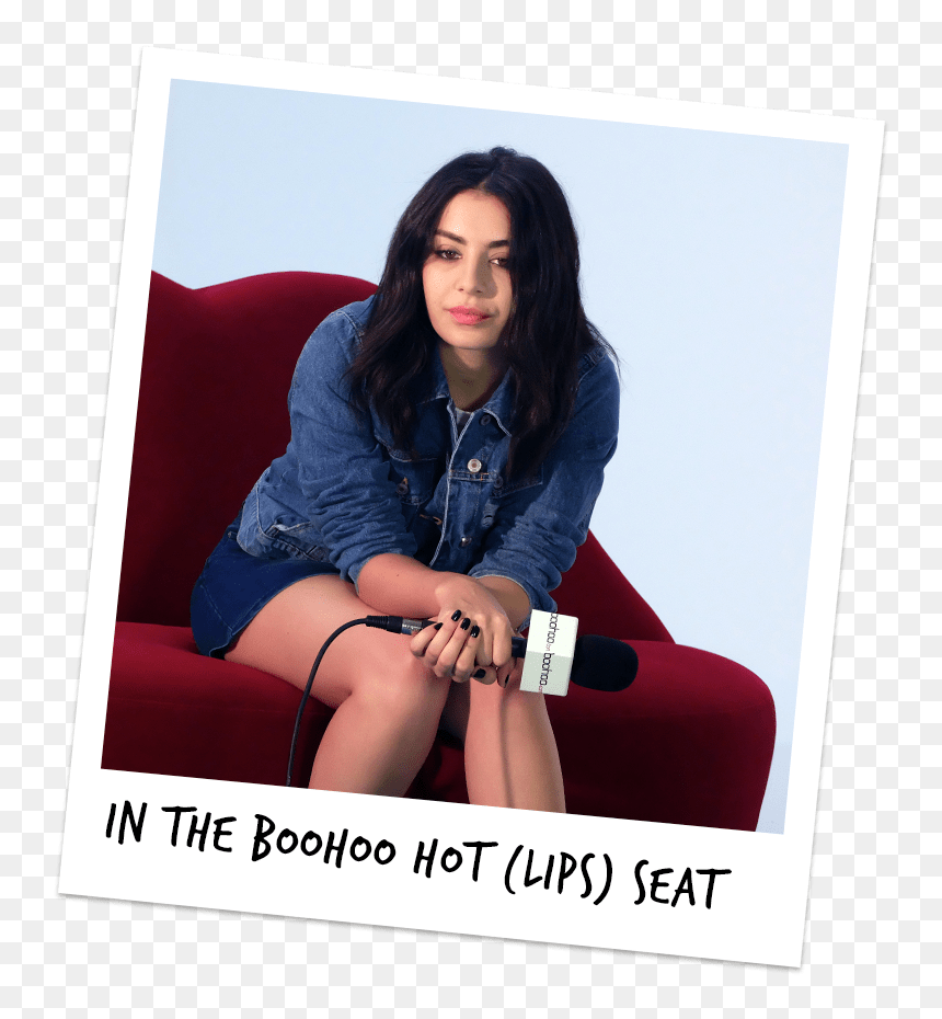 Charli Xcx Boohoo Collection Bts , Png Download - Sitting, Transparent Png - charli xcx png