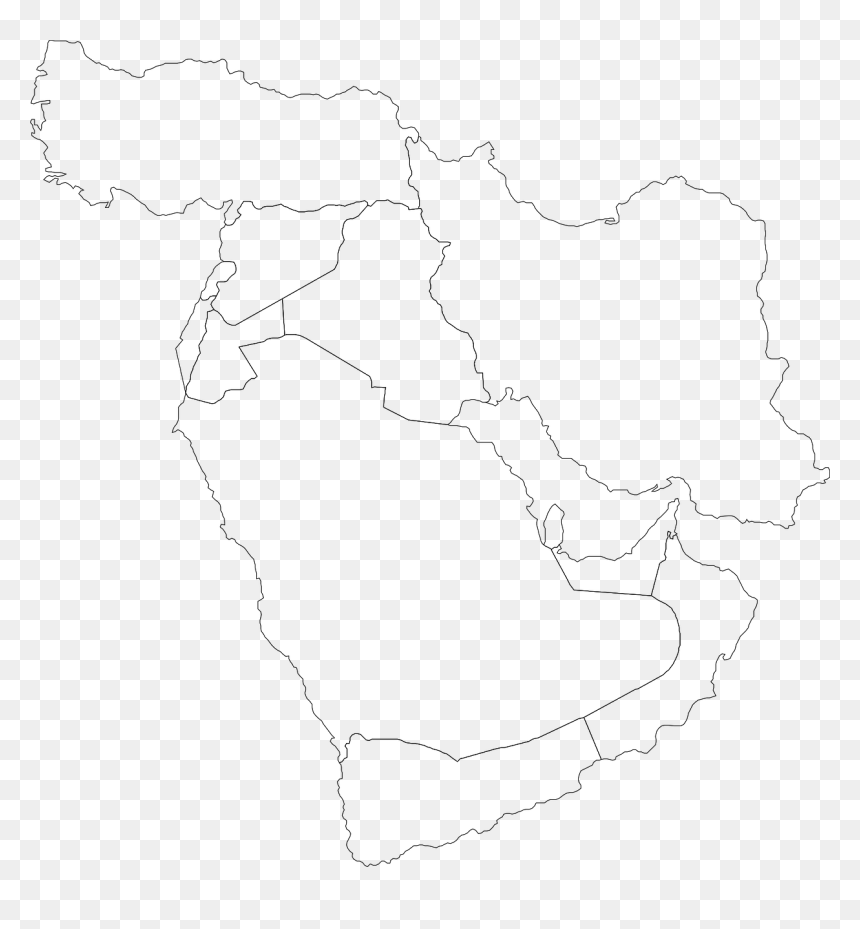 Map, HD Png Download - israel map png