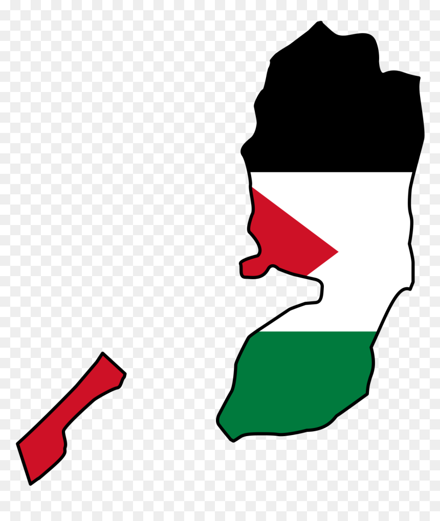 Israel Map Png , Png Download - Palestine Flag Map, Transparent Png - israel map png