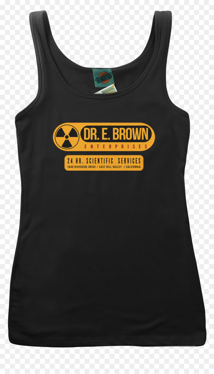Back To The Future Inspired Doc Brown T-shirt , Png - Active Tank, Transparent Png - doc brown png