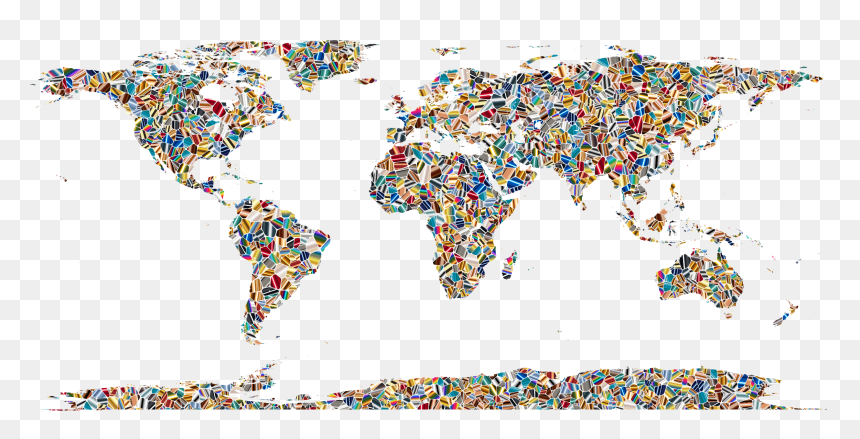 Transparent Earth Map Png - Northern Bottlenose Whale Distribution, Png Download - blank map of the world png