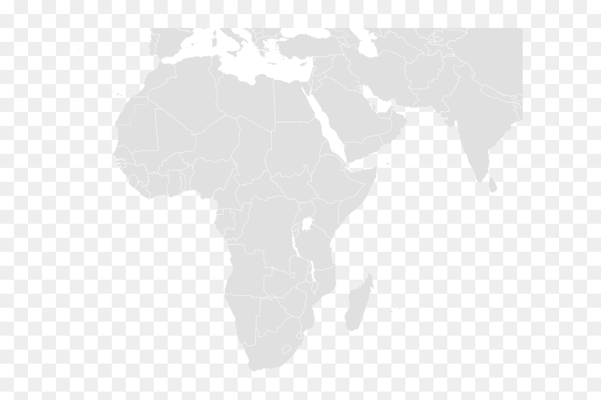 Indian Ocean Country, HD Png Download - blank map of the world png