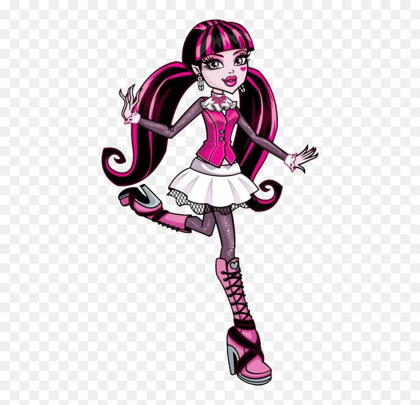 Draculaura Monster High Artwork, HD Png Download - frankie stein png