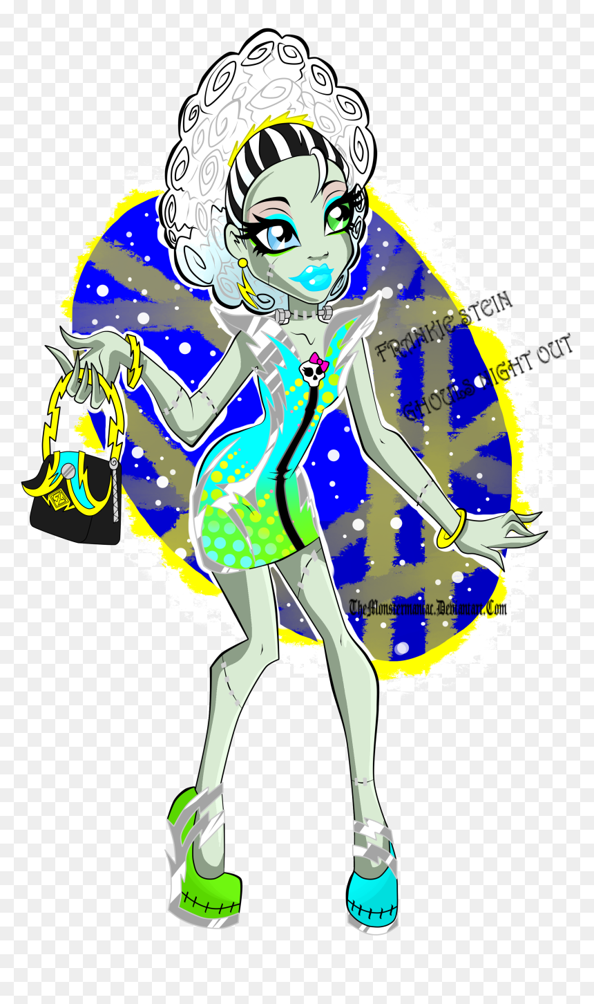 Pc Part - Art Monster High Ghouls Night Out, HD Png Download - frankie stein png
