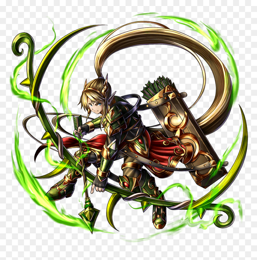 Forest Bow Ashe Toto Full Art - Graphic Design, HD Png Download - ashe png