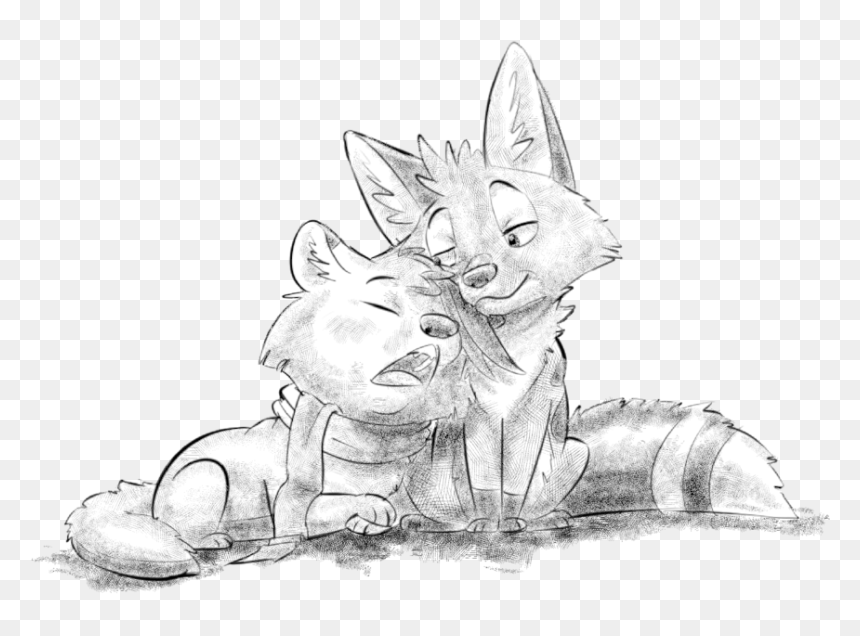 Crosshatch Cuddle By - Drawing, HD Png Download - crosshatch png