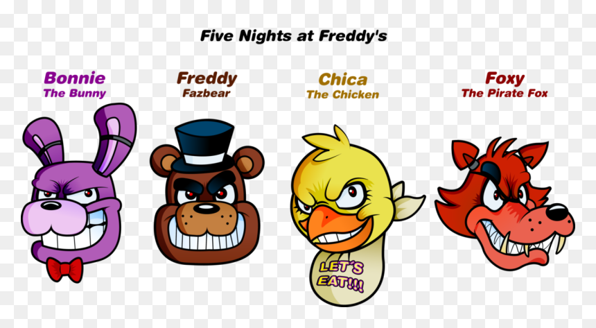 Night Clipart Cartoon - Five Nights At Freddy Clipart, HD Png Download - five nights at freddy's bonnie png