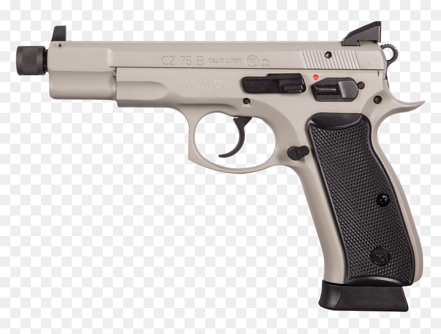 Transparent 9mm Png - Cz 75 B Urban Grey, Png Download - luger png