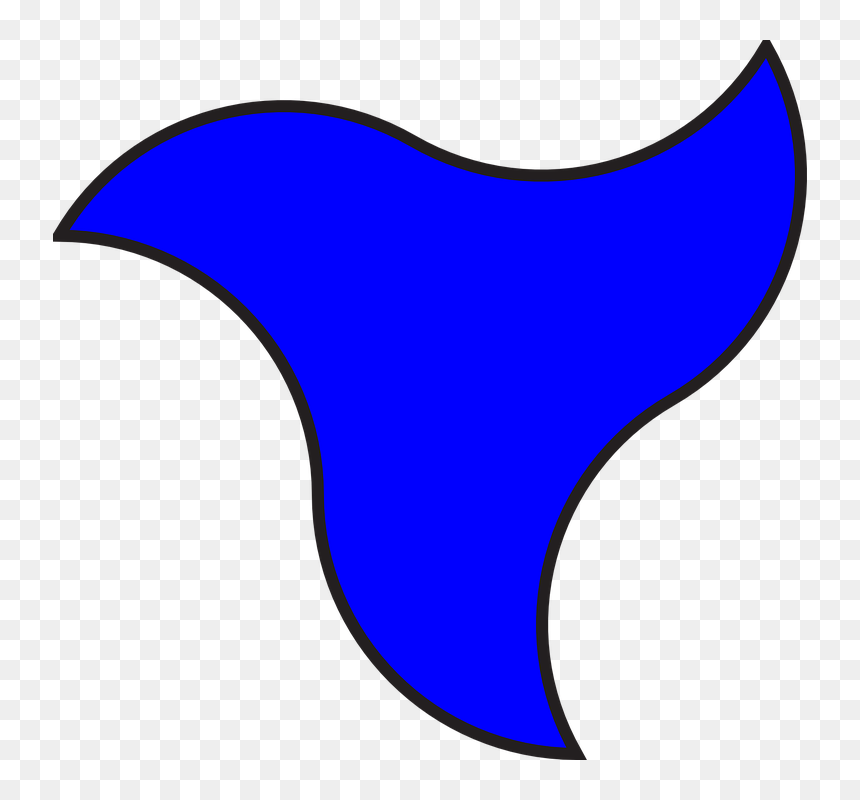 Blue Ninja Star Transparent, HD Png Download - throwing star png
