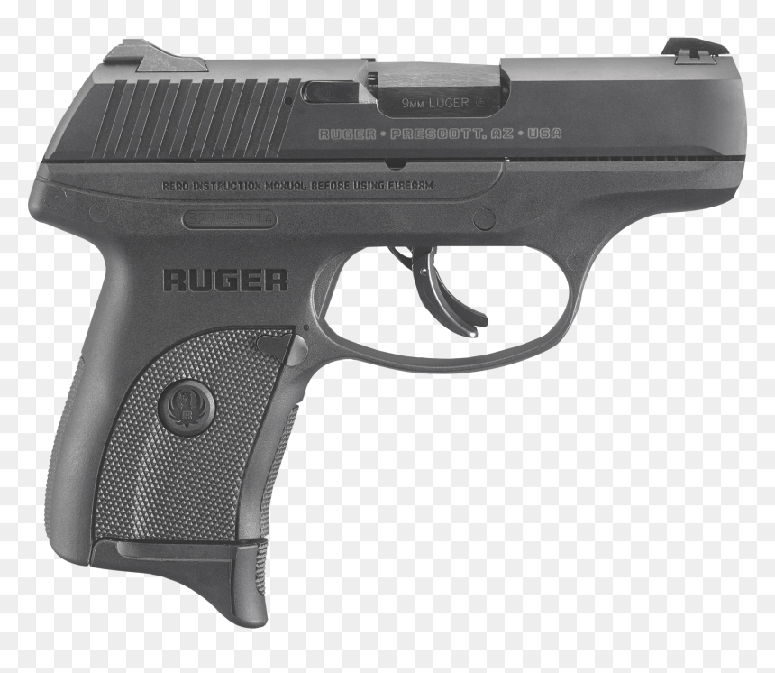 Lc9s Clip Extended - Ruger Lc9, HD Png Download - luger png