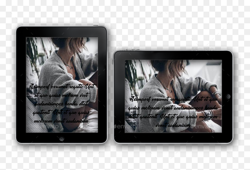 Tablet Computer, HD Png Download - ipad template png