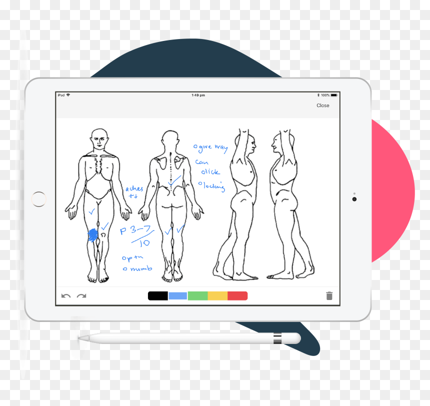 Ipad App Pen Drawing, HD Png Download - ipad template png