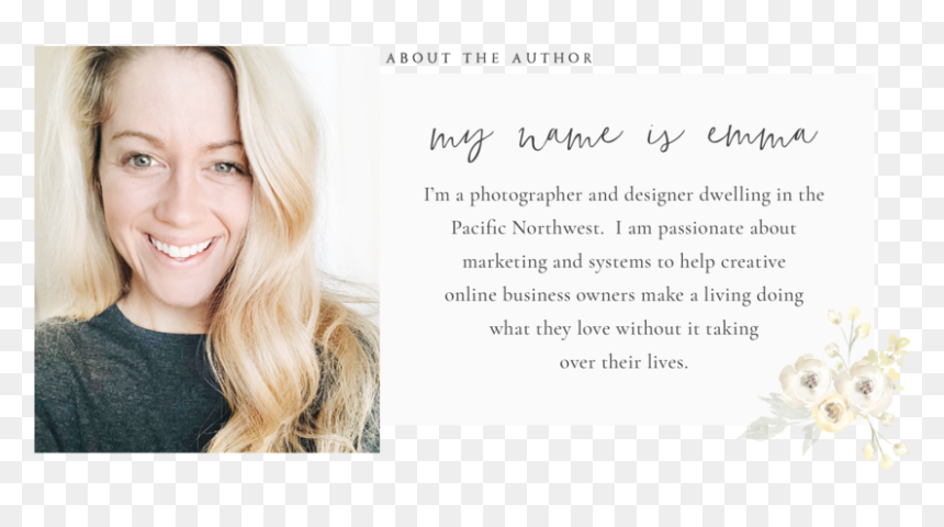 Emma Rose Company Is A Squarespace Website Designer - Photography, HD Png Download - jesse pinkman png