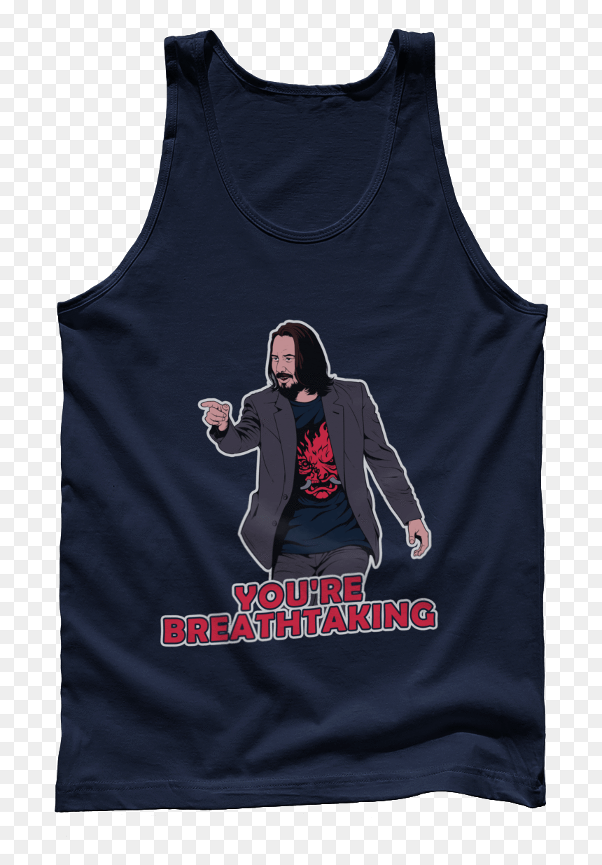 Sky's Out Thighs Out Shirt, HD Png Download - keanu reeves png