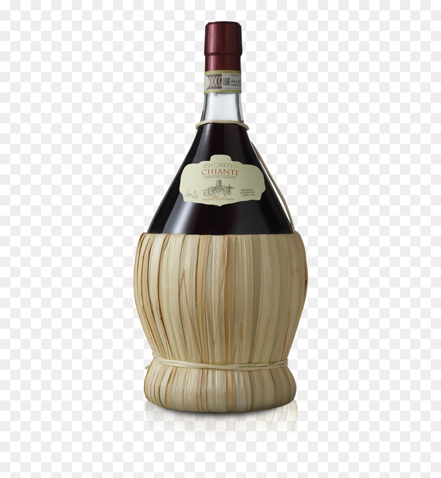 Glass Bottle, HD Png Download - vino png