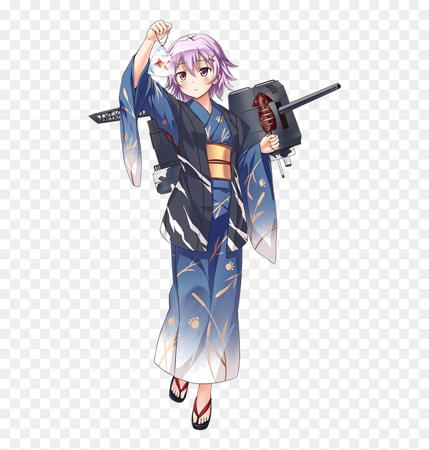 Anime,аниме,kantai Collection,kancolle,tama ,ikazuchi - Kancolle Tama Yukata, HD Png Download - kancolle png