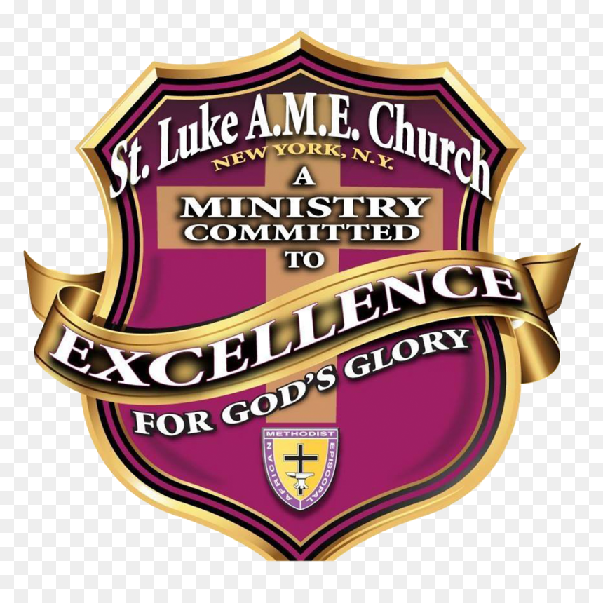 Saint Luke Logo - Noir Et Or De Mortagne, HD Png Download - episcopal shield png