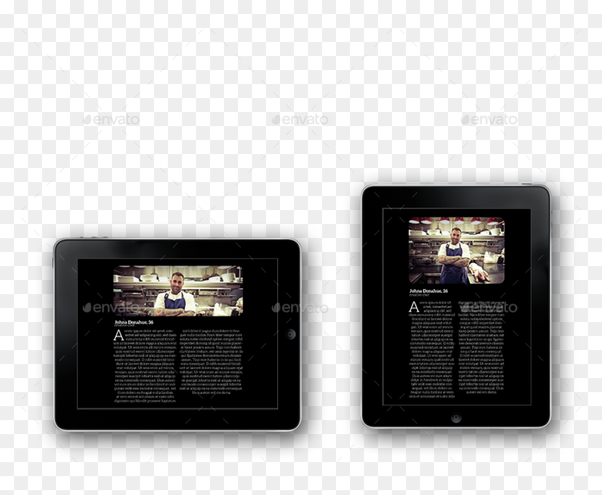 Tablet Computer, HD Png Download - ipad template png