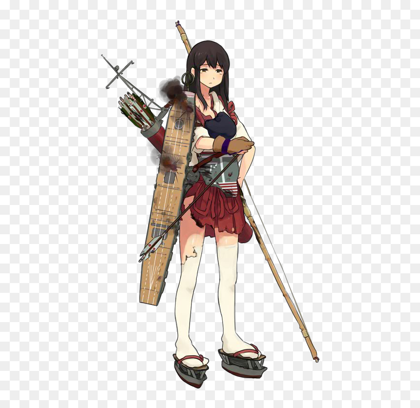 Akagi Eating Kantai Collection, HD Png Download - kancolle png