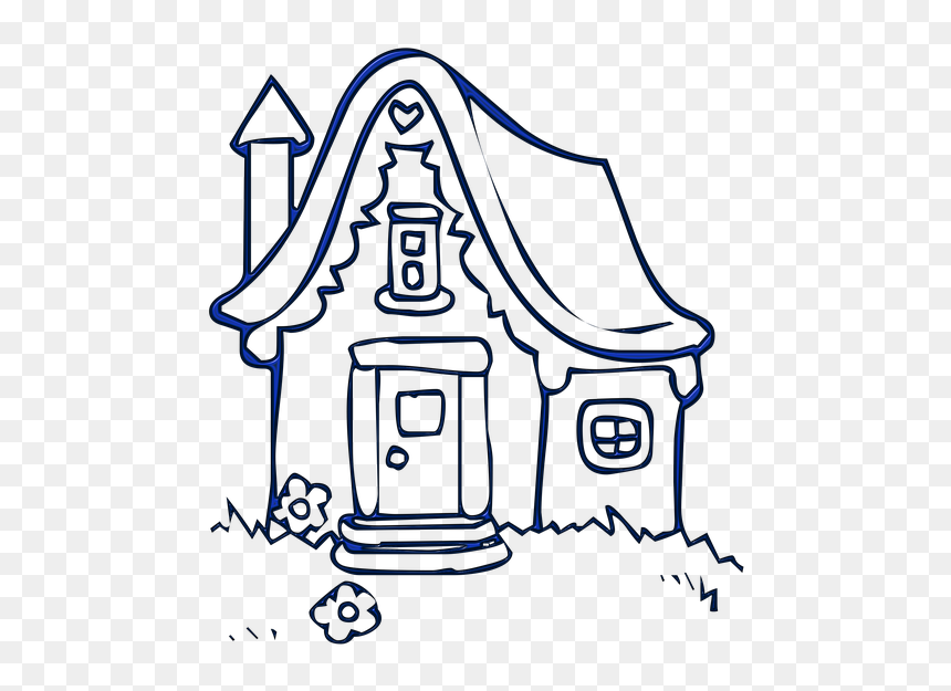 Drawing Hauses In Winter, HD Png Download - housing png