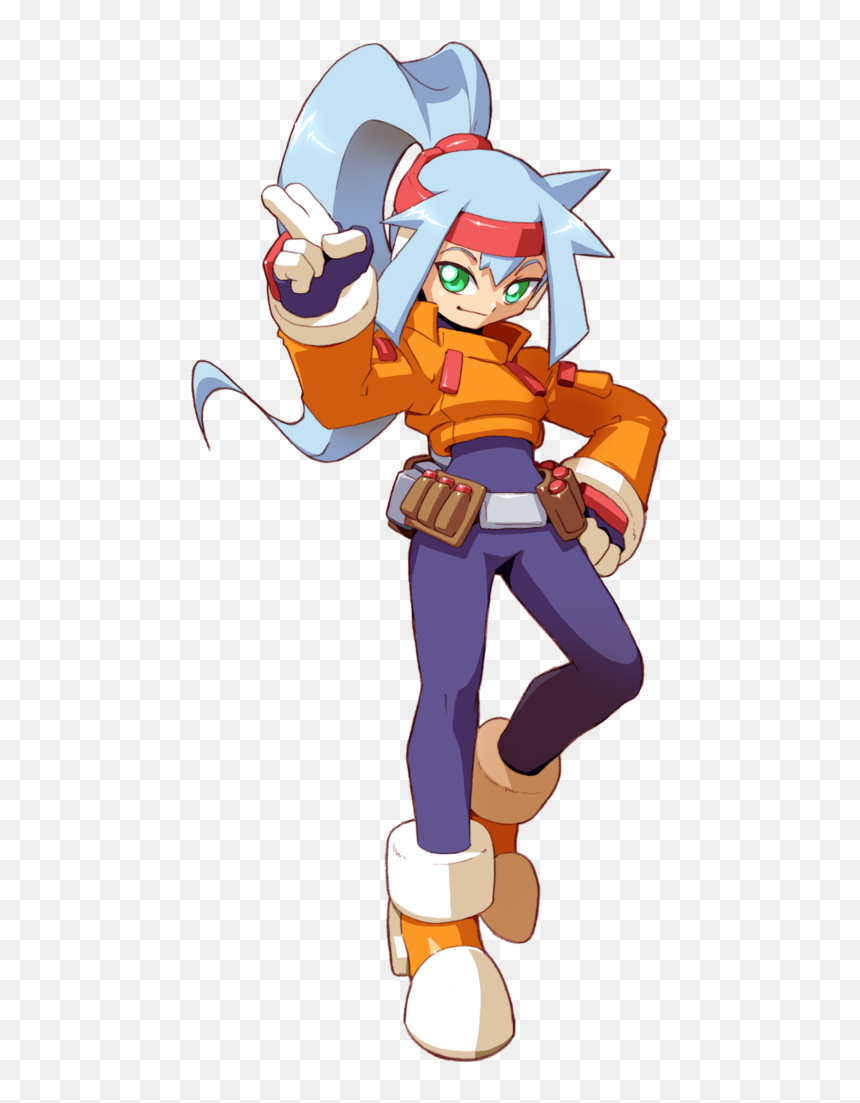 Mega Man Zx Advent Ashe, HD Png Download - ashe png