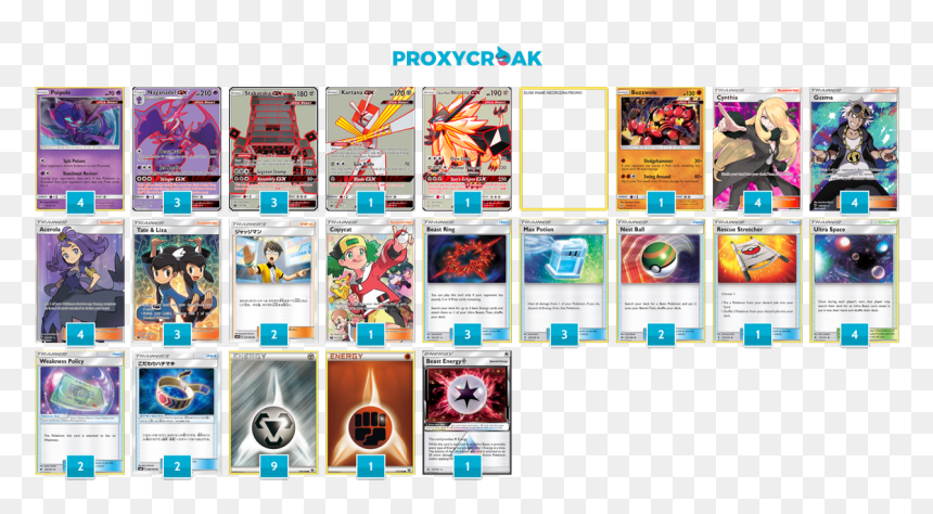 Pokemon Energy Cards, HD Png Download - buzzwole png