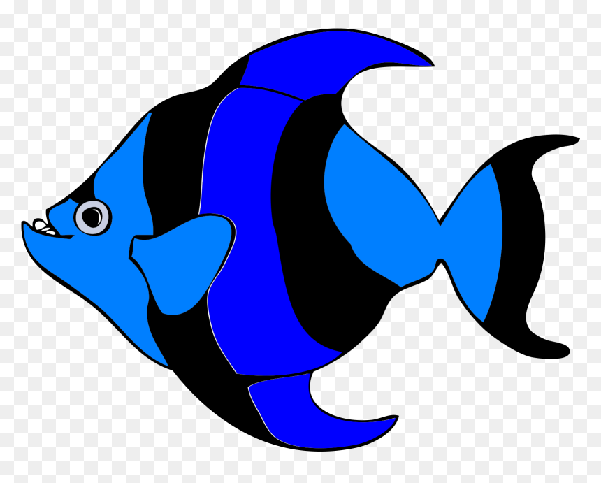 Striped Fish Clipart, HD Png Download - peixe png