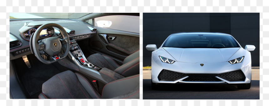 Lamborghini Huracan White Interior, HD Png Download - huracan png