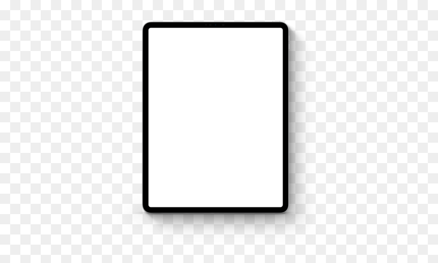 Ipad Template Png, Transparent Png - ipad template png