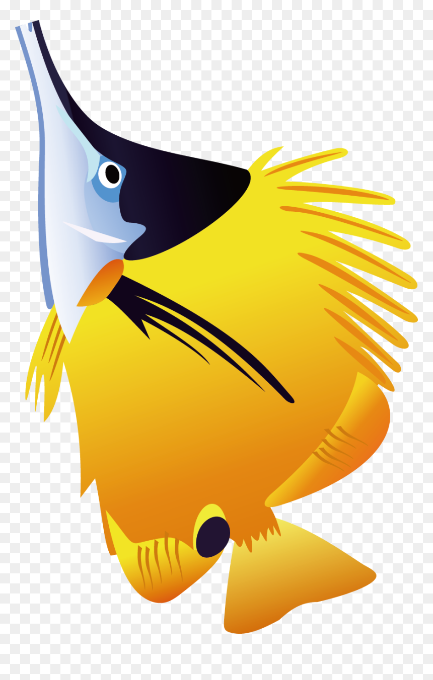 Fish Clip Art - Vetor Peixe Png Fundo Do Mar, Transparent Png - peixe png