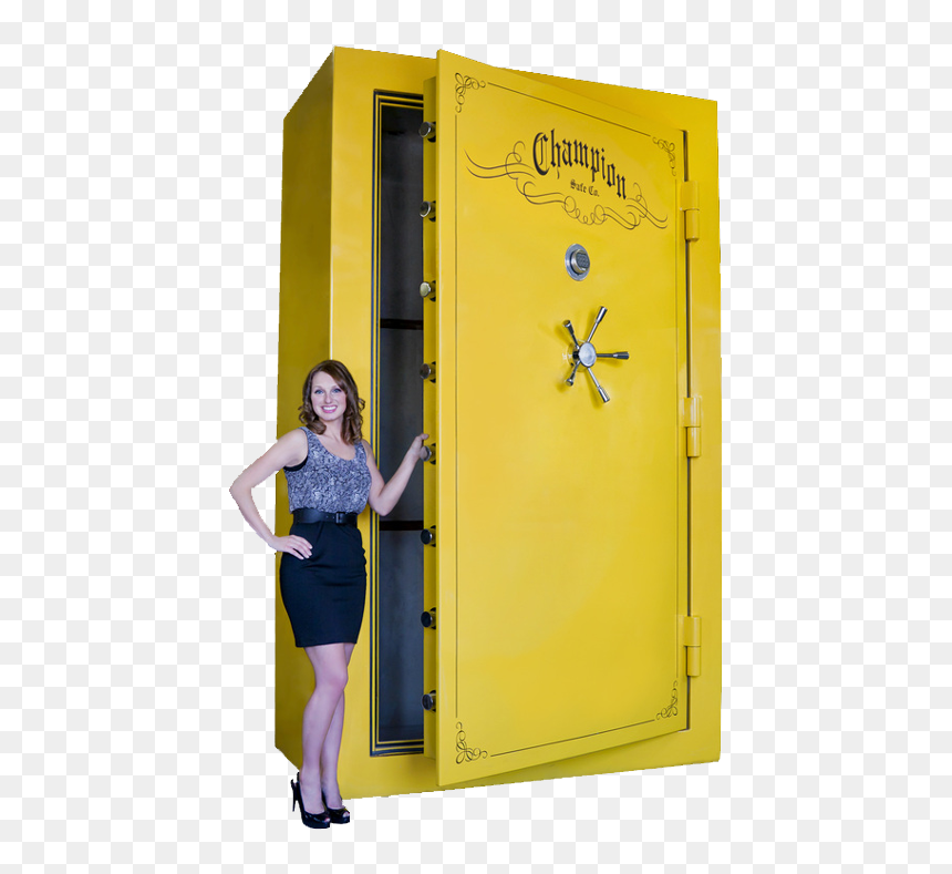 Champion Big Yellow Girl - Huge Champion Gun Safe, HD Png Download - vault door png