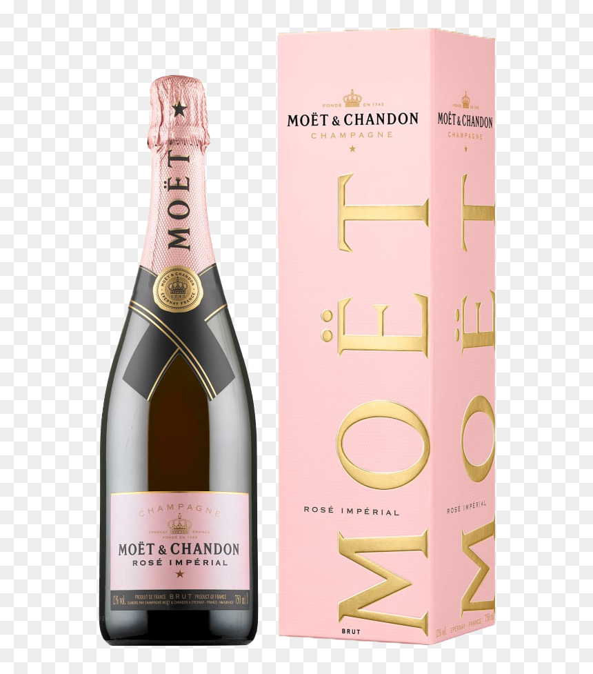 Moet & Chandon Rose Imperial Champagne - Moet Chandon Rose 香檳, HD Png Download - belaire rose png