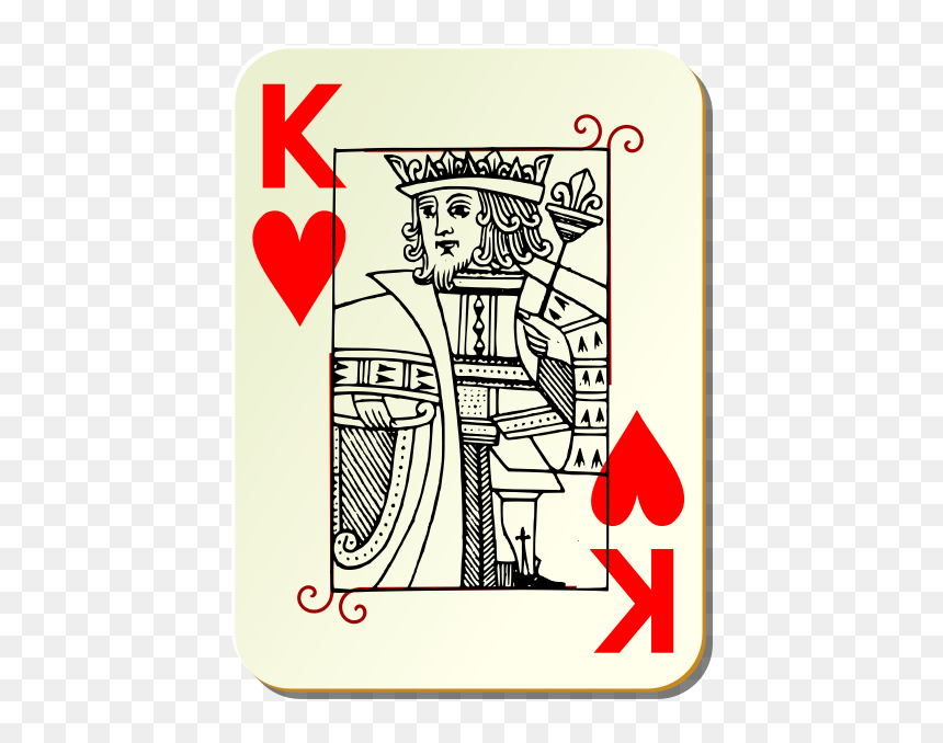 Guyenne Deck King Of Hearts - King Of Play Cards, HD Png Download - king of hearts png