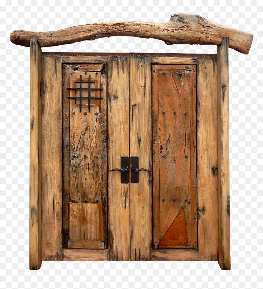Rustic Gate With Header - Plank, HD Png Download - rustic wood png